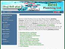 Tablet Screenshot of plumbingrepairnewalbanyohio.com